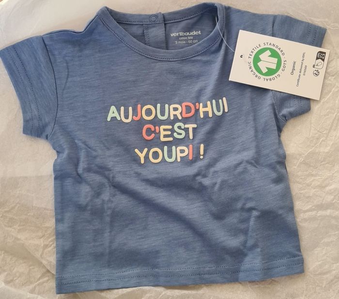 T-shirt bébé 3 mois