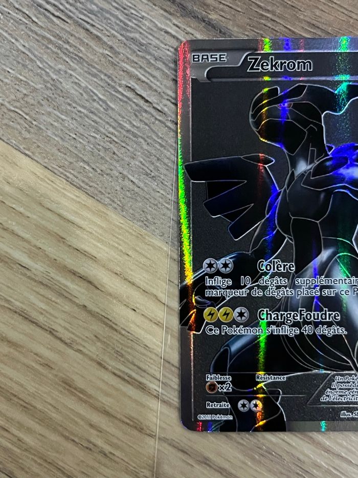 Carte Pokémon Zekrom BLW 114 - photo numéro 8