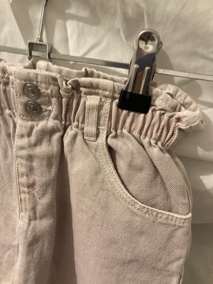 Jupe ZARA rose pâle – Taille 2-3 ans – Coupe Paperbag