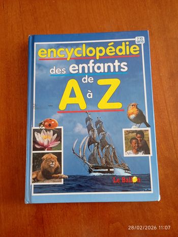 Livre pour enfant : Encyclopédie de A à Z 