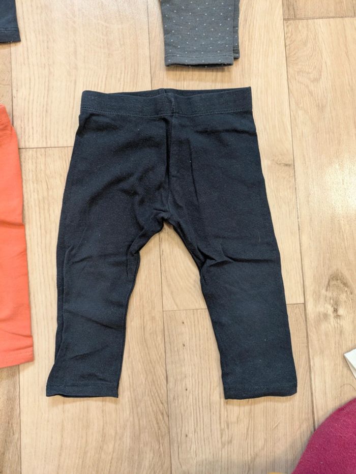 Lot 6 leggings 18 Mois 80cm - photo numéro 3