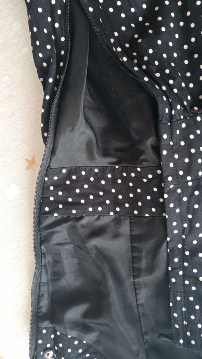 Robe été noire à pois Blanc 36 - photo numéro 5