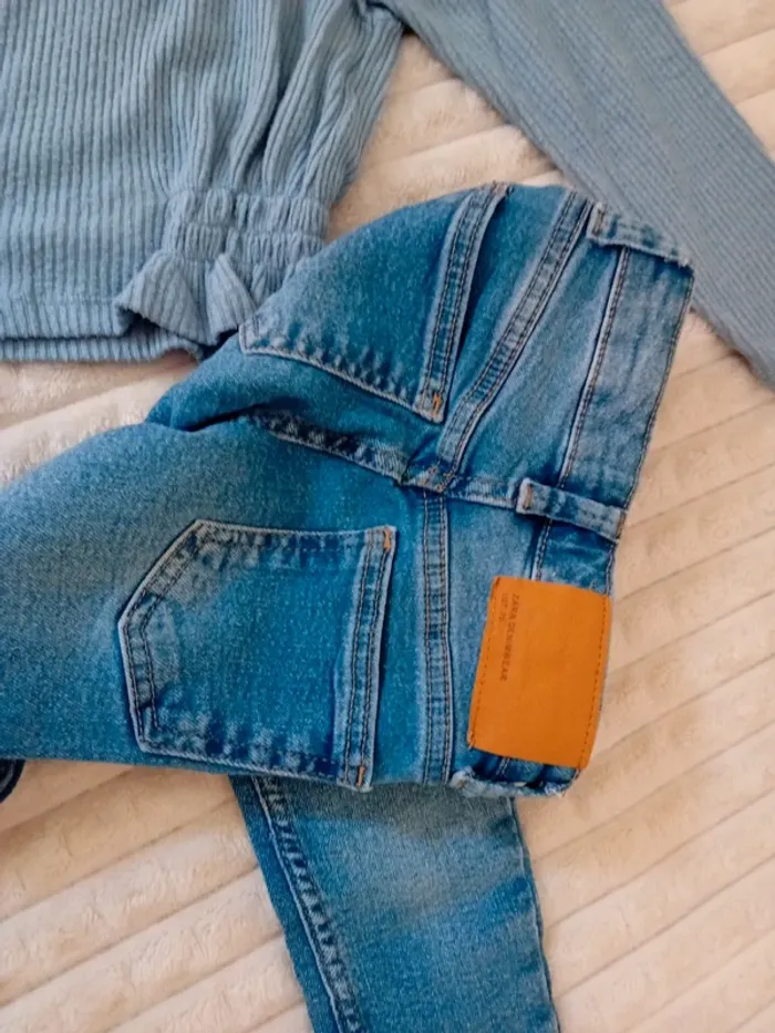 Ensemble fille pull+skinny 6ans 💙🩵 - photo numéro 6