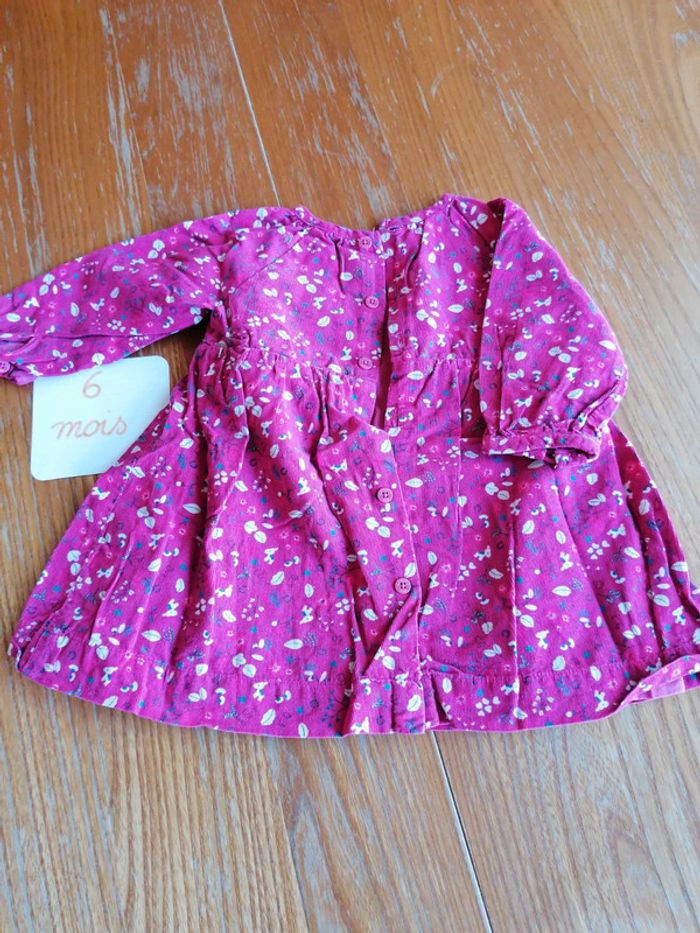 Ensemble robe velours côtelé Sergent Major 6mois - photo numéro 5