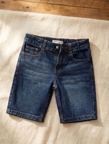 Short en jean- Garçon 8 ans 