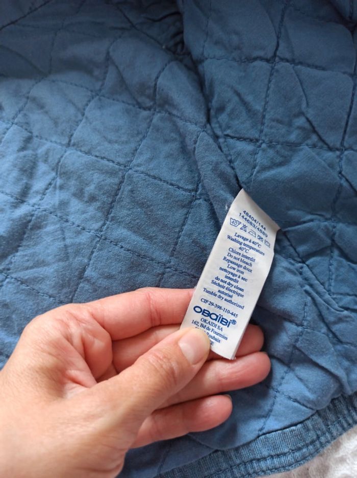 Manteau en jean doublé - photo numéro 8