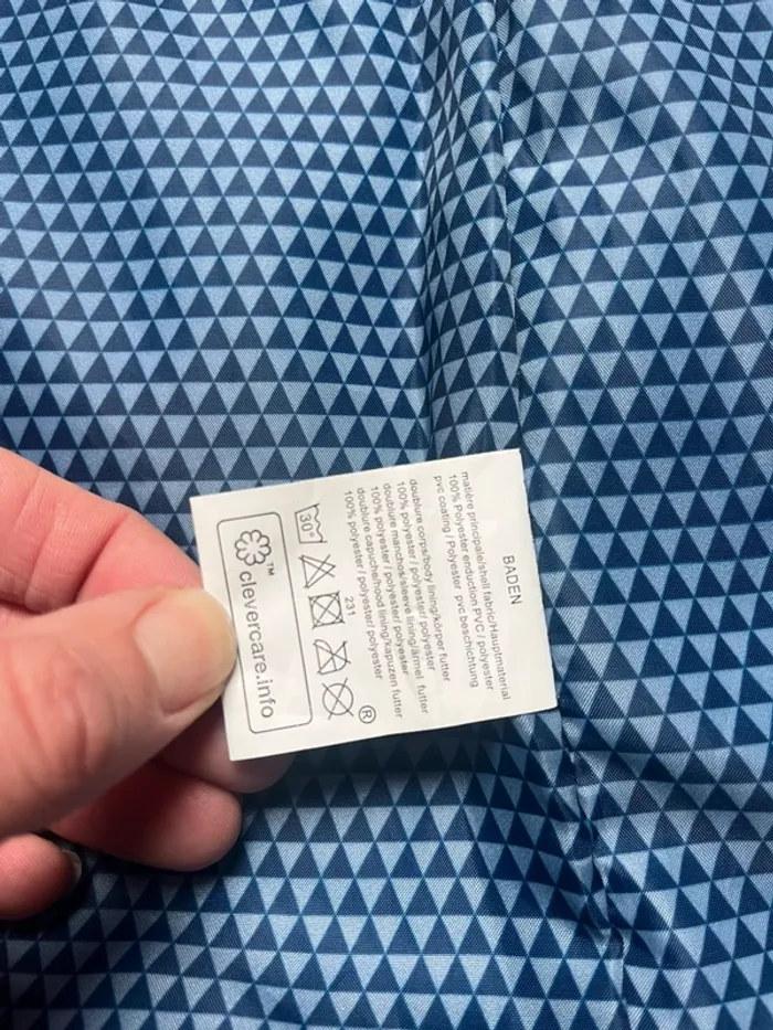 Parka bleu ciel Bermudes - taille 34 - photo numéro 19