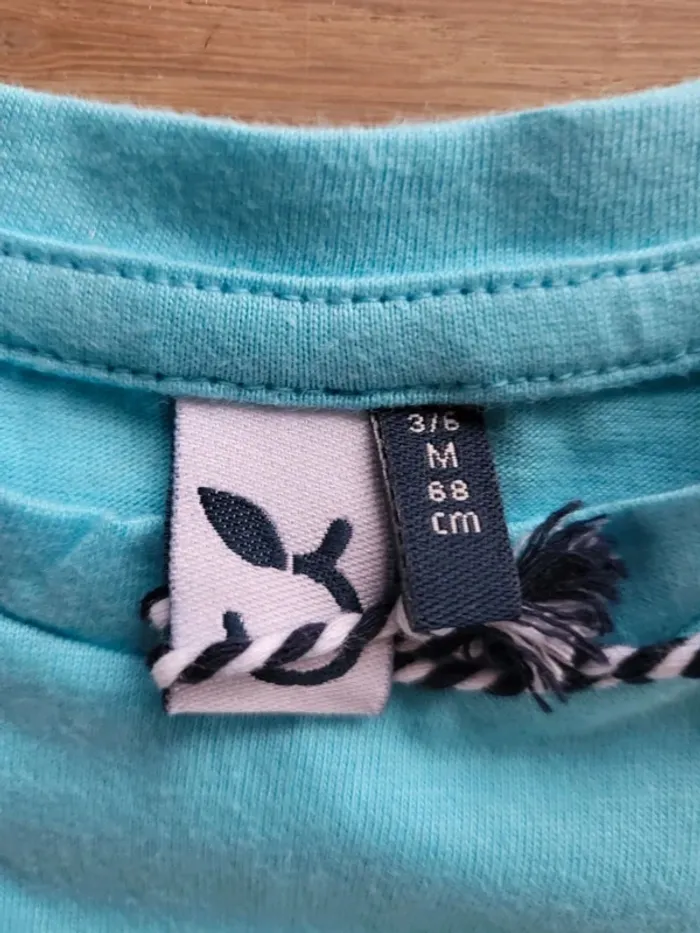 T-shirt 3/6 mois 3 pommes neuf - photo numéro 4