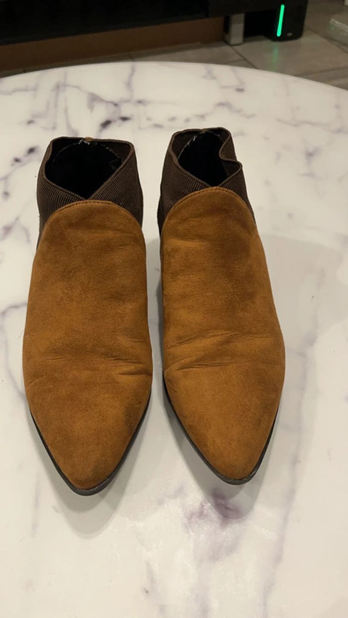 Bottines camel - photo numéro 2