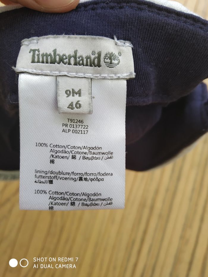Timberland casquette neuve juste lavee 9 mois 46 cm - photo numéro 2