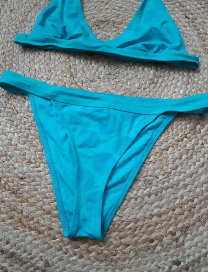 Maillot de bain 2 pièces à pois Tex - photo numéro 2