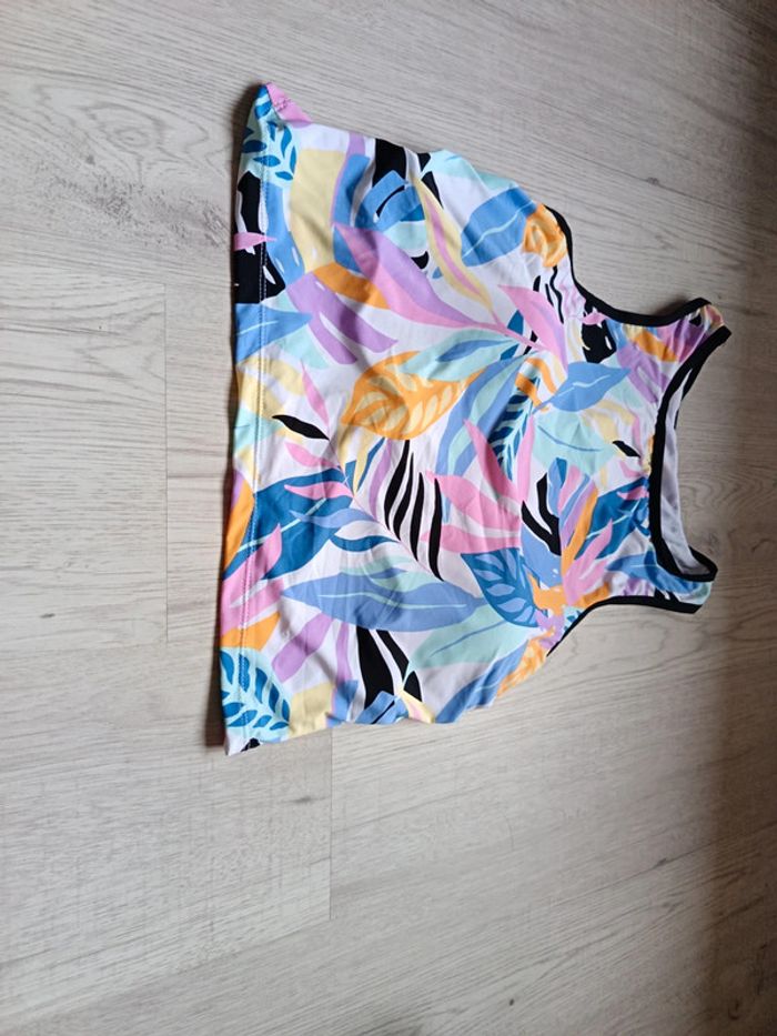 Haut bain débardeur bain maillot bain ardene swim neuf étiqueté taille  L XL 42 - photo numéro 3