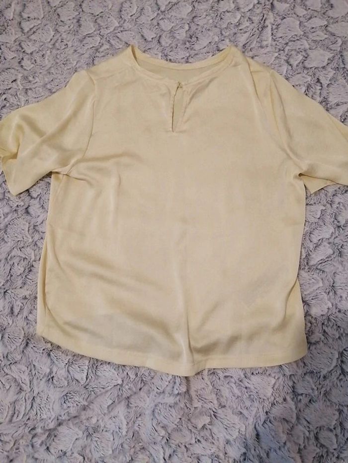 autre haut et t-shirt MNG jaune taille L - photo numéro 3