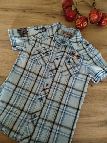Chemise manches courtes kaporal 8ans
