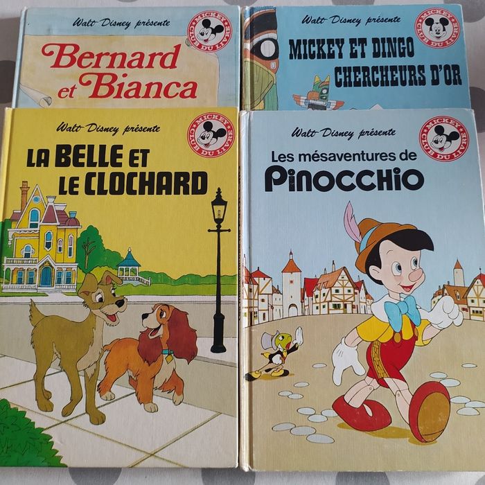 Lot de 4 livres enfant : Club du livre Mickey