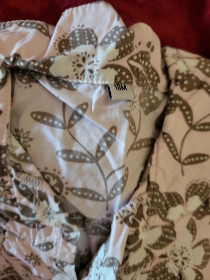 Robe rose a fleurs - photo numéro 3
