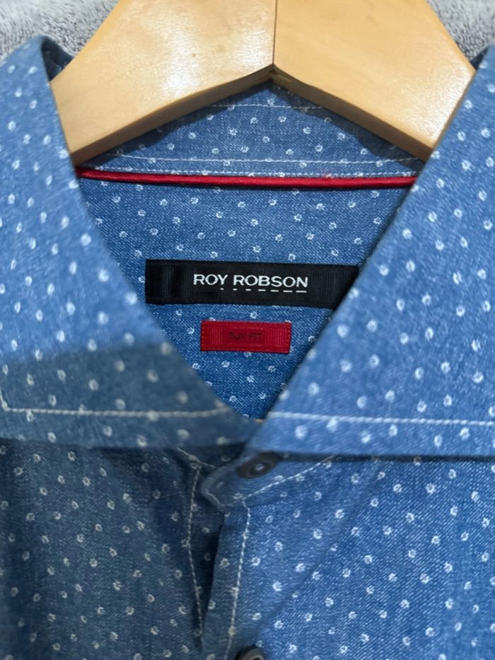 Roy Robson - Chemise à motifs, Bleu, taille XL - photo numéro 2