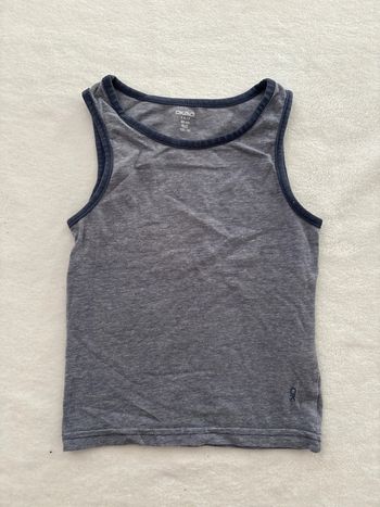 Débardeur garçon bleu 3 ans