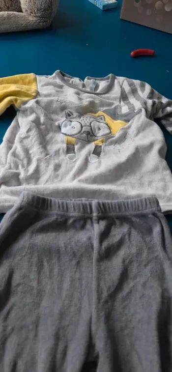 Pyjama velours 2 pièce