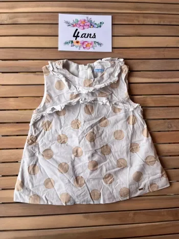 Blouse à pois mayoral 4 ans
