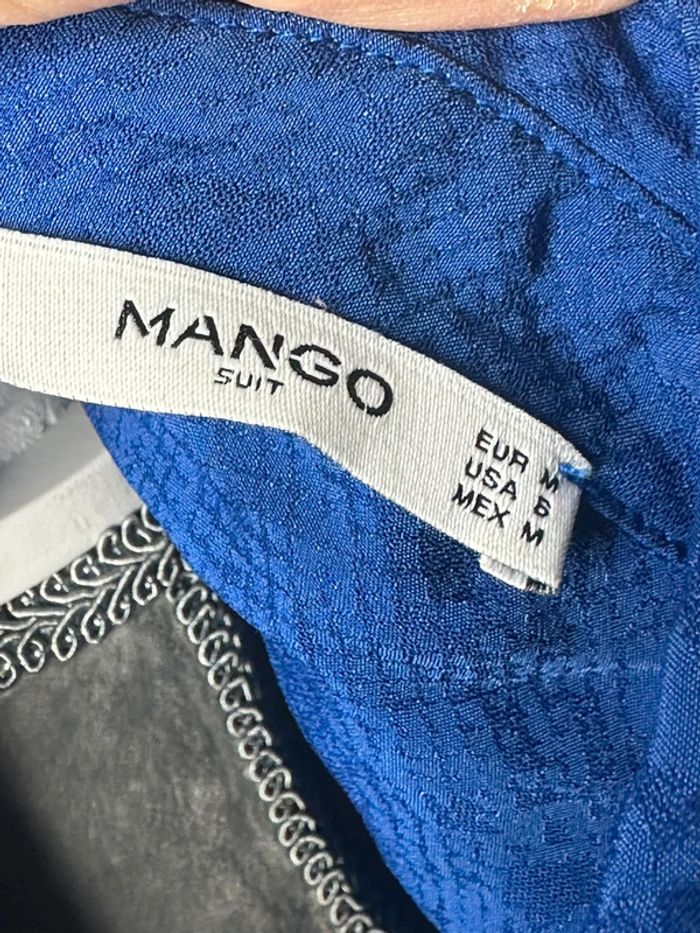 Superbe, robe, serpent, bleu électrique, mango, taille M - photo numéro 12