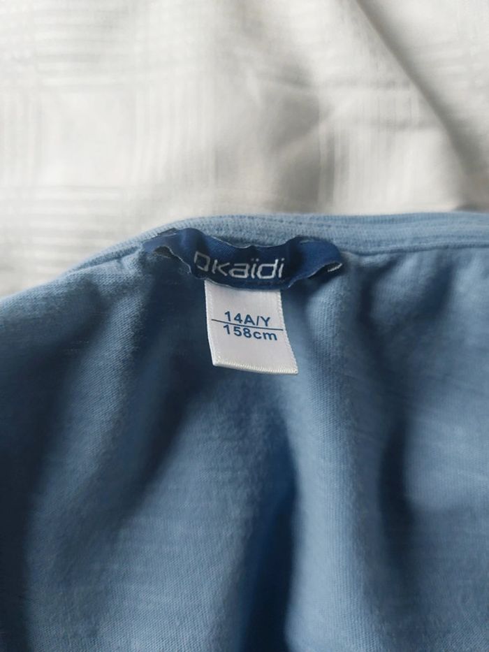 Tee-shirt manches longues Okaidi taille 14 ans - photo numéro 3