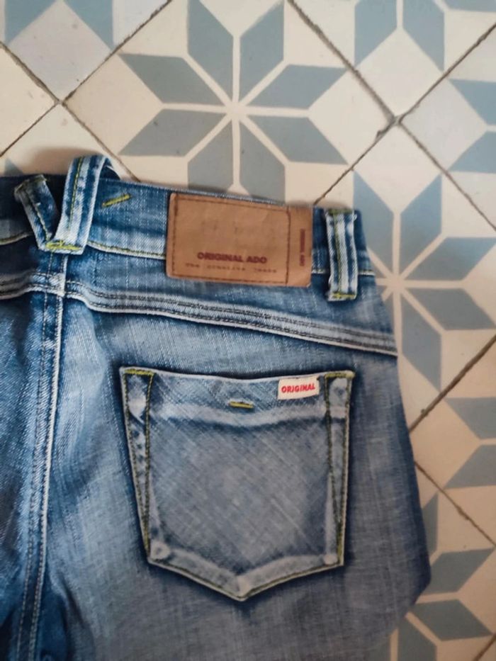 Jean délavé taille basse Original Ado - photo numéro 6