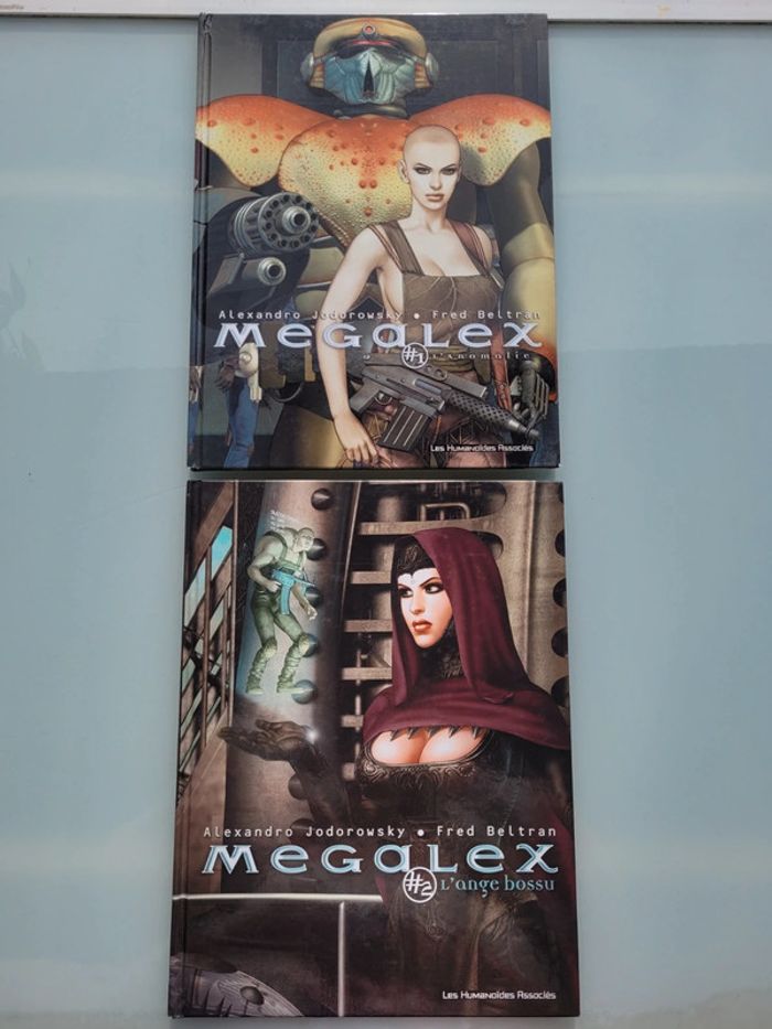 BD Megalex, Les Humanoïdes Associés, tomes 1 et 2 en EO cotées, dédicacées + ex-libris - photo numéro 2