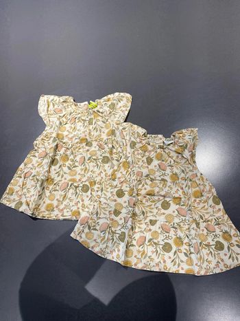 Lot de 2 robes 6 mois tape à l’œil