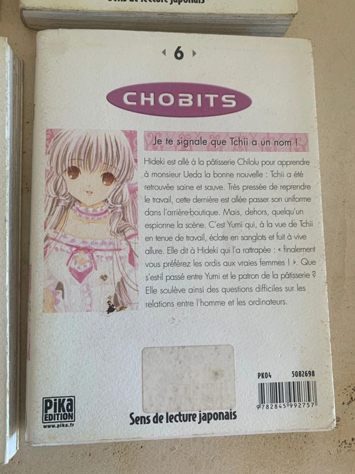 Lot 6 mangas Chobits tome 1 à 6 - photo numéro 7