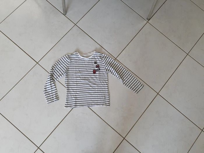 T-shirt ml garçon Rayé gemo 8 ans GARA