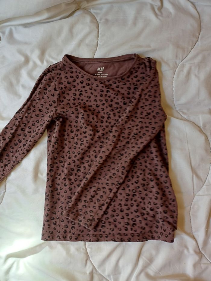 Manches longues motif leopard