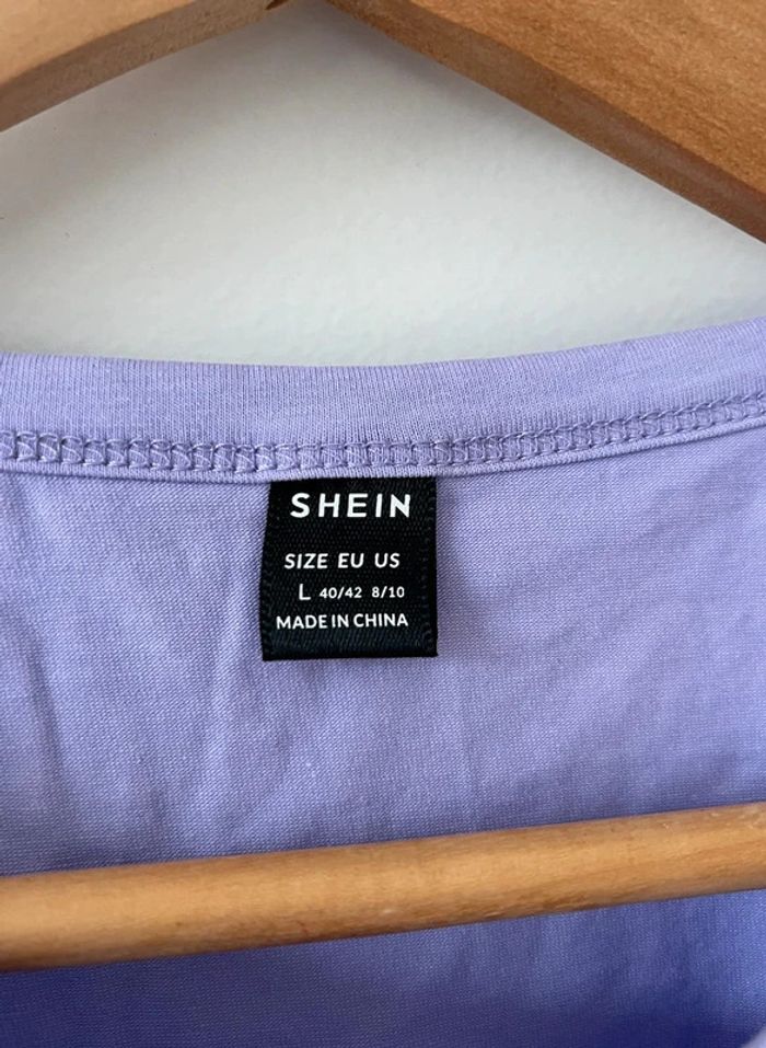 Débardeur fluide court lila Shein taille L neuf - photo numéro 2