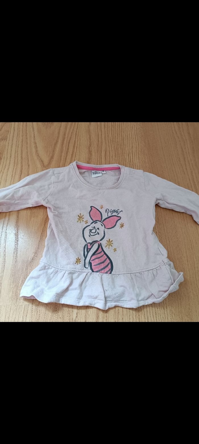 Tee-shirt manches longues Porcinet