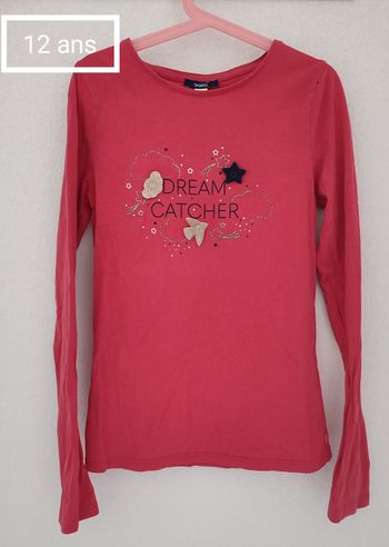 Tee shirt manches longues 12 ans OKAIDI