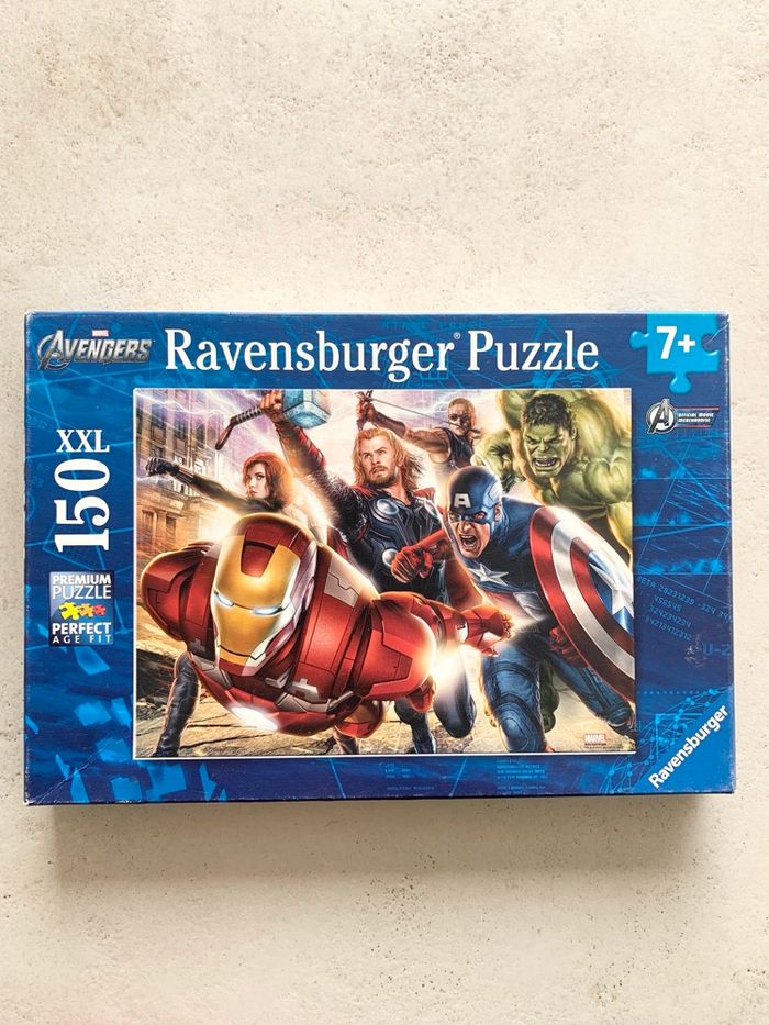Puzzle 🧩 150 pièces XXL : The Avengers : Les super héros réunis - Ravensburger
