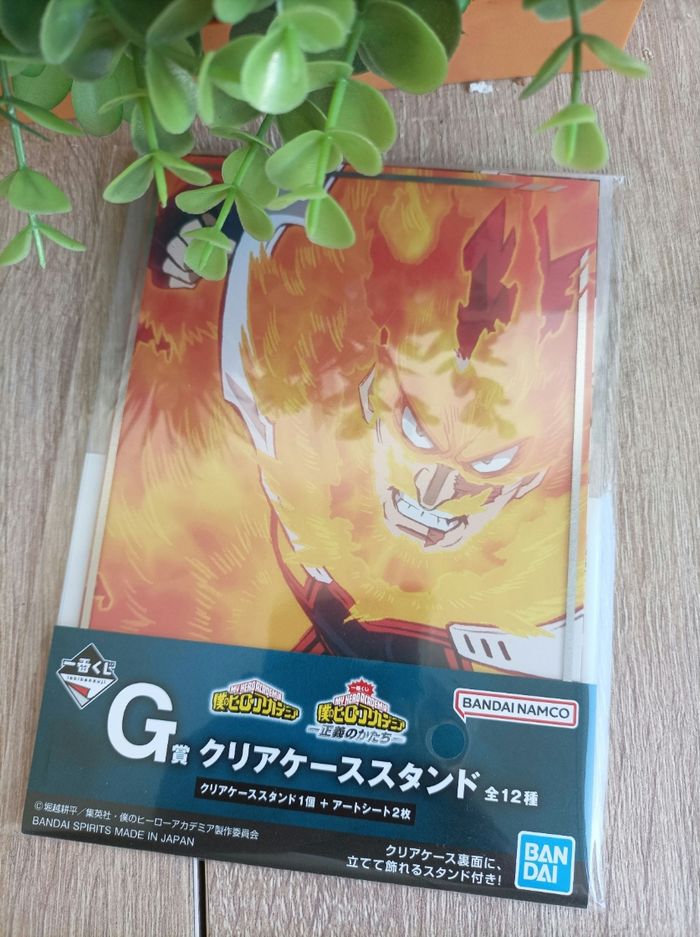 Image carte Endeavor My Hero Academia Mha Bandai Ichiban Kuji