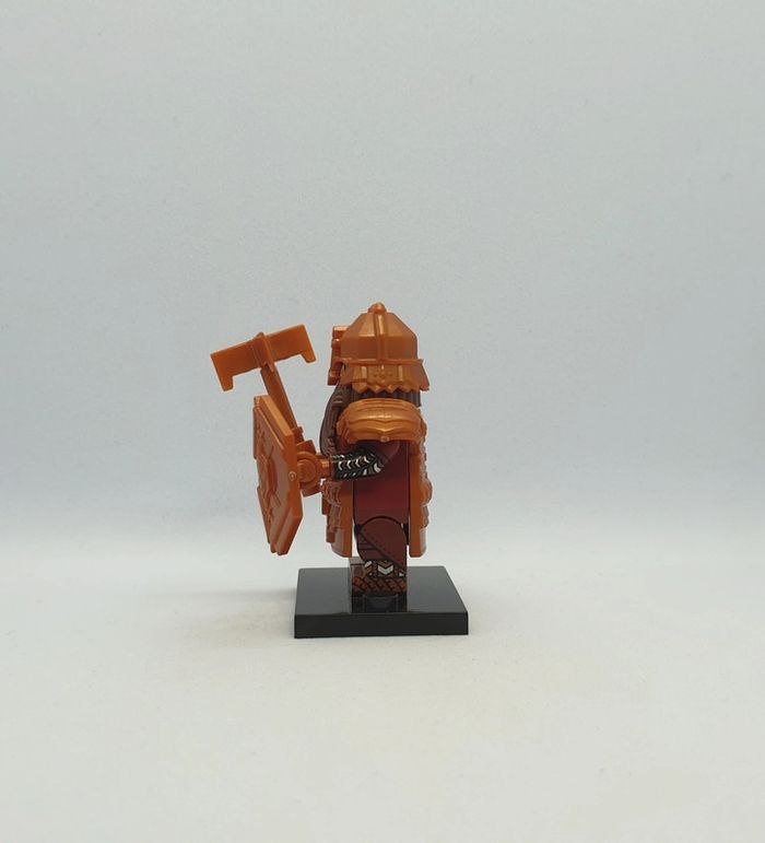 💍 Figurine Le Seigneur des Anneaux - Nain Guerrier - (Style Lego) 💍 - photo numéro 2