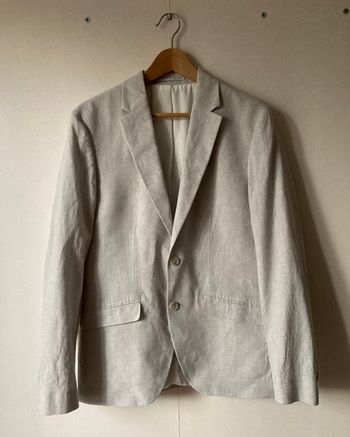 blazer veste de costume motif prince de galles taille 48