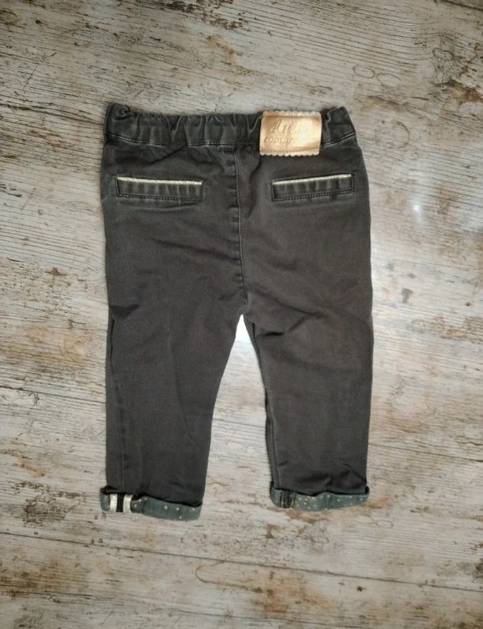 Joli pantalon jeans fille 12 mois Lulu Castagnette - photo numéro 3