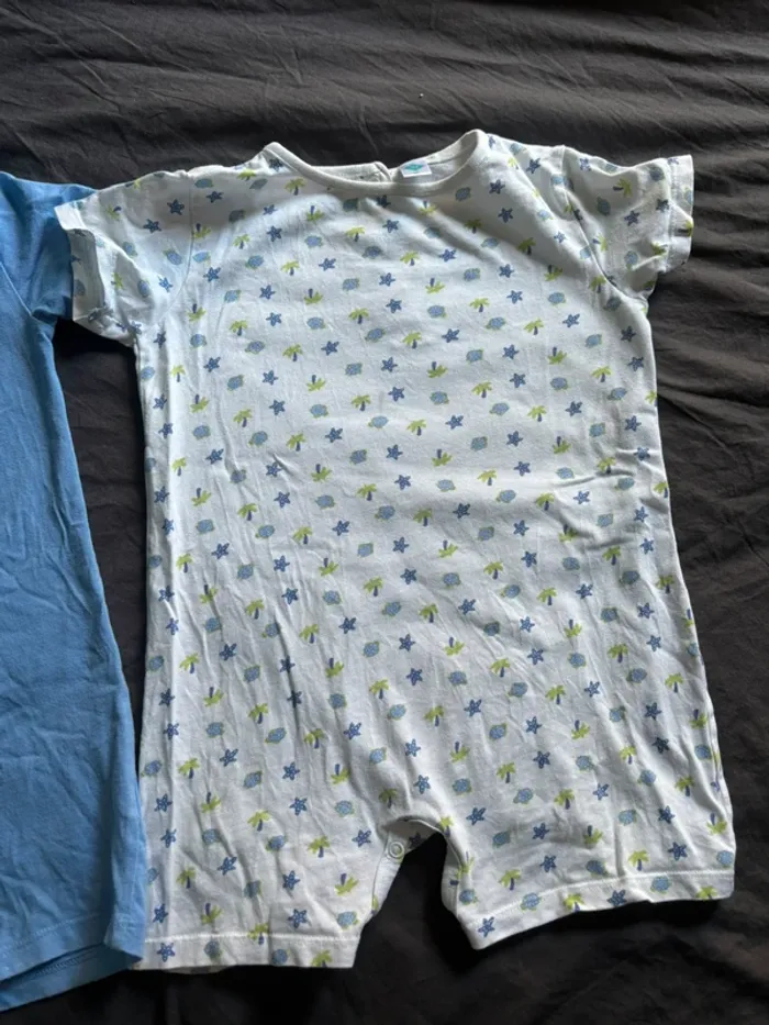Lot de 2 combinaisons shorts 36 mois / 3 ans - photo numéro 3