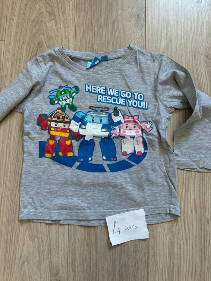 Maillot robot cars 4 ans