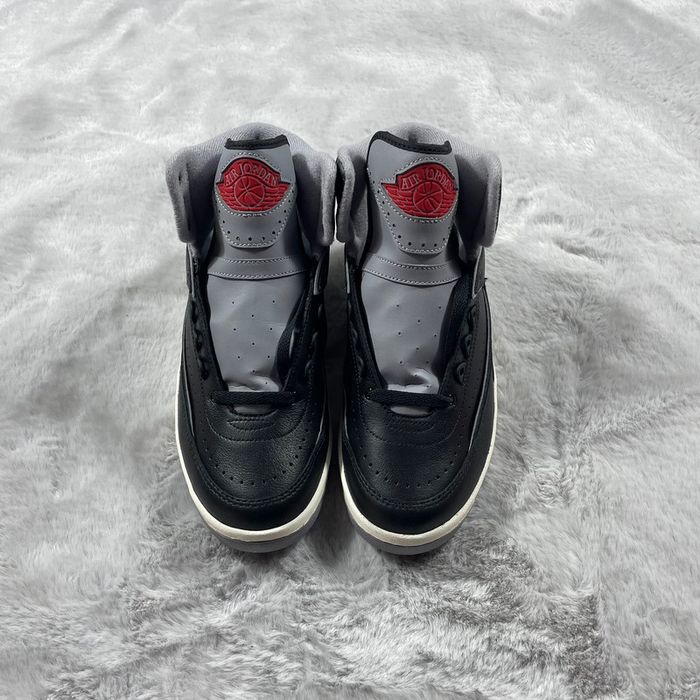 Nike Air Jordan 2 Retro « Black/Cement Grey- Fire-Red » pointure 40 - photo numéro 8