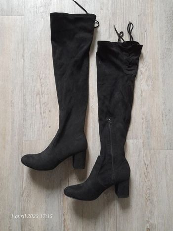 Cuissardes "GEMO" avec lacets à l'arrière, taille 40