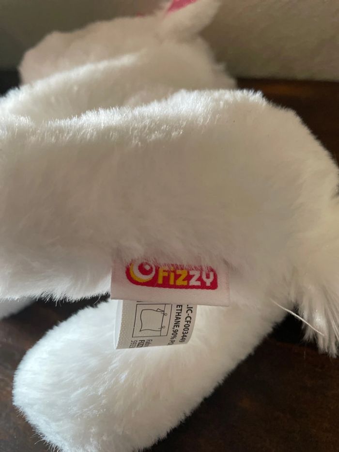 Peluche licorne blanche Fizzy - photo numéro 5
