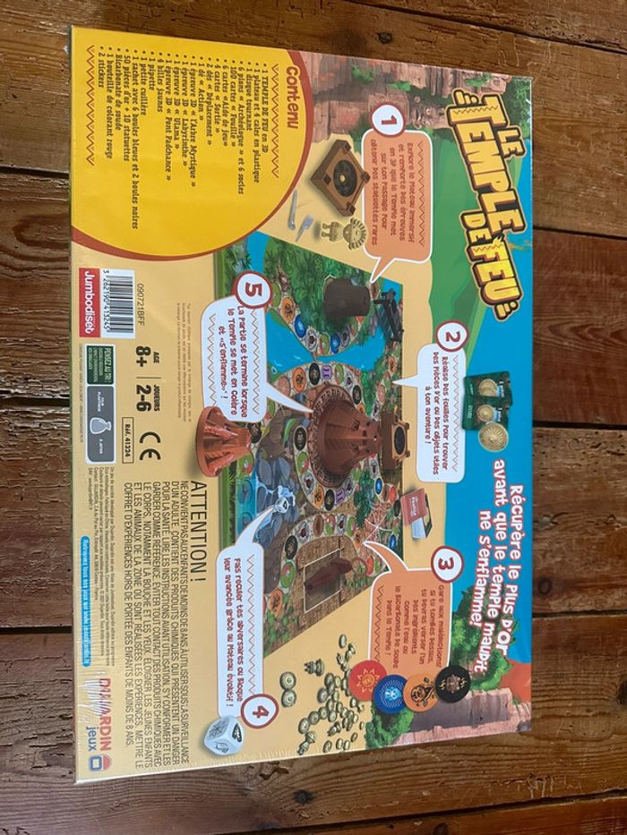 NEUF sous blister Le Temple de Feu jeu société Grand prix jouet 2021 Dujardin - photo numéro 2