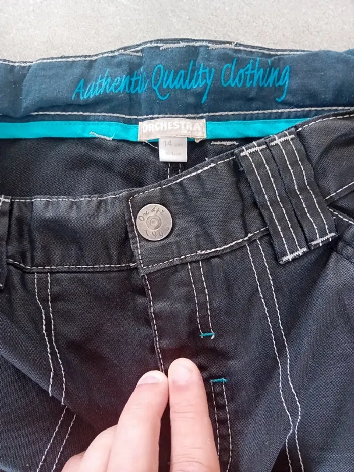 Pantalon Original taille 14 ans Noir Orchestra - photo numéro 3