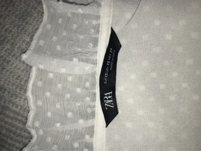 Chemisier blanc Zara taille XS - photo numéro 2