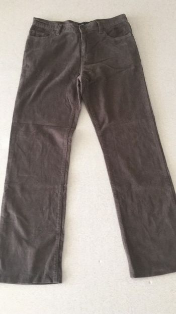 Pantalon côtelé droit XL Homme