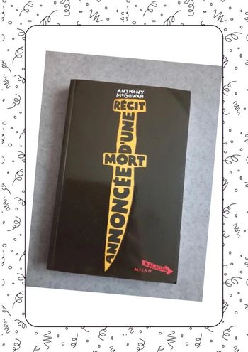 Livre récit d'une mort annoncée